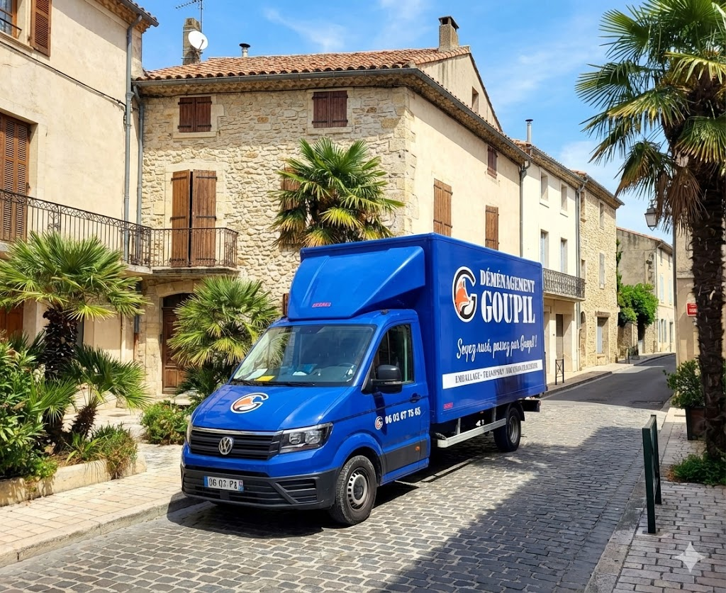 Camion de déménagement Goupil à Montarnaud près de Montpellier